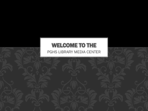 PGHS Library Orientation PPT
