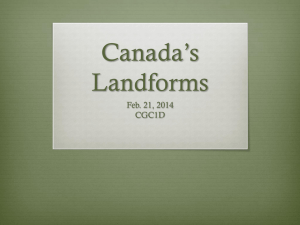 Canada*s Landforms