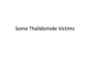 Images of Thalidomide Victims