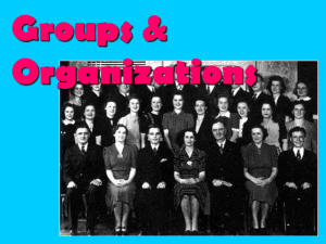Groups & Organizations