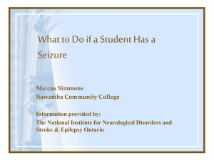 What to Do if a Student Has a Seizure