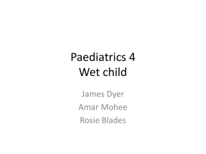 Wet Child - North West Urology Registrar Group