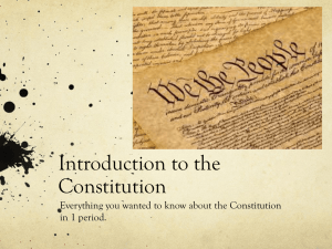 Constitution at a Glance