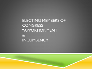 Electing Members of Congress
