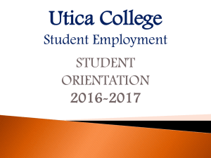 student employment orientation