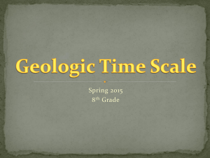 Geologic Time Scale Lecture