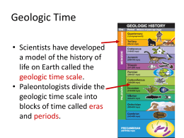 Geologic Time Scale worksheet answer key (1)