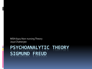 Original Source Of The Psychodynamic Theory