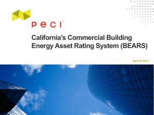 California*s Commercial Building Energy Asset Rating System