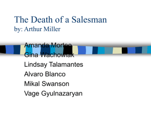 PowerPoint Presentation - The Death of a Salesman by