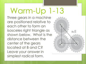 Warm-Up 1/20 - Fort Bend ISD