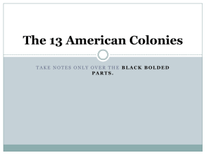 13 Colonies PP