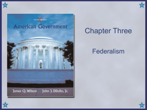 Federalism - MalcolmAPGovernment