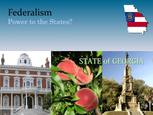 Federalism revised 1-14