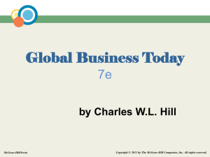 Chapter 1 One Globalization