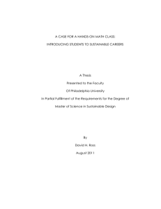 A Thesis - David H Ross
