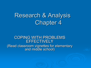 Research & Analysis Chapter 4