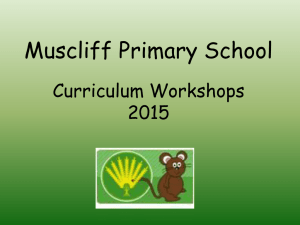 Curriculum Workshop 2015-2016 inc spelling bits