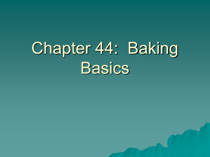 Chapter 44: Baking Basics