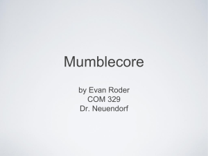 Mumblecore - Academic Csuohio