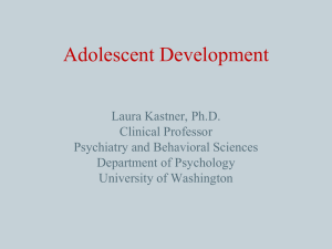 Psychosocial Development and Social Context During Adolescence
