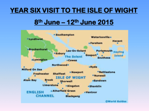 YEAR SIX VISIT TO THE ISLE OF WIGHT 8 th June
