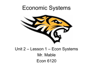 Economic Systems PPT