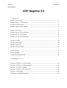 LOST Negative 2.0 - Open Evidence Project