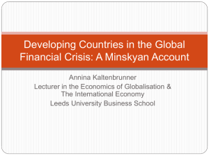 Kaltenbrunner – Developing Countries in the Global Financial Crisis