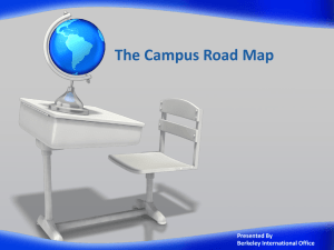Campus Road Map for Transfers [ppt]