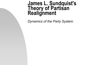 James Sundquist's Theory of Partisan Realignment