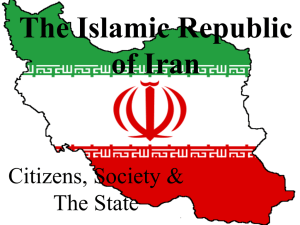 Iran Presentation 3 Citizens Society and the State