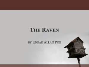 The Raven by Edgar Allan Poe PPT