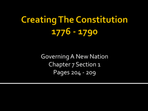 Creating The Constitution 1776