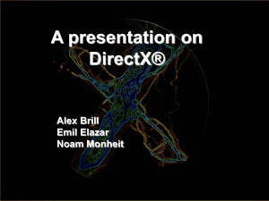 DirectX Presentation