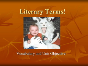 Literary Terms!