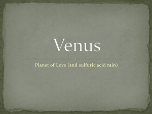 Venus - Mr. White's Science Spot
