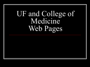UF and College of Medicine - UF Health Information Technology