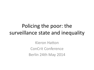 Policing the poor ConCrit Conference Berlin May 2014 v2