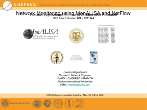 Network Monitoring @ PASI - CIARA - Florida International University