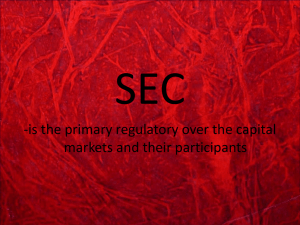 Function and Role of SEC