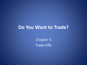 Trade-Offs ch. 3