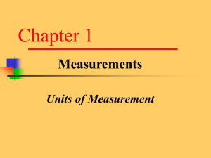 Units of Measurement - Hamilton Local Schools