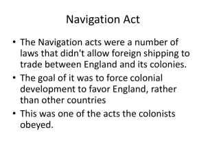 Navigation Act - Silva Classes