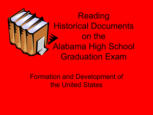 Reading Historical Documents on the Alabama High