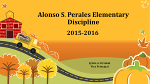 Perales Discipline 2015-2016 PowerPoint