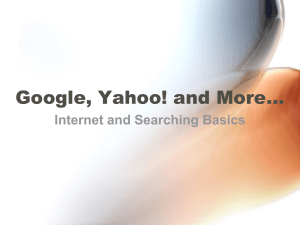 Google, Yahoo! And More