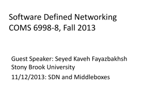 SDN Middleboxes - Columbia University