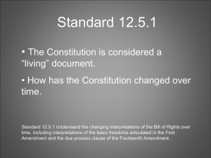 due process clause of the Fourteenth Amendment