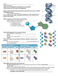 DNAStructureNotes 8.2 2013